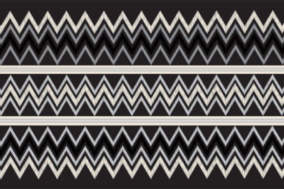 Download Vintage Zigzag Embroidary Geometric - Vintage Collection