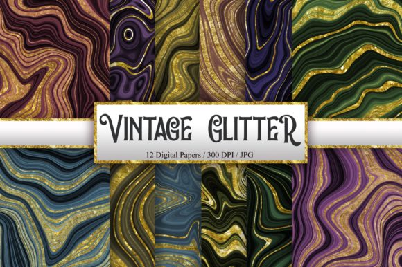 Download Vintage Glitter Marble Background - Vintage Collection