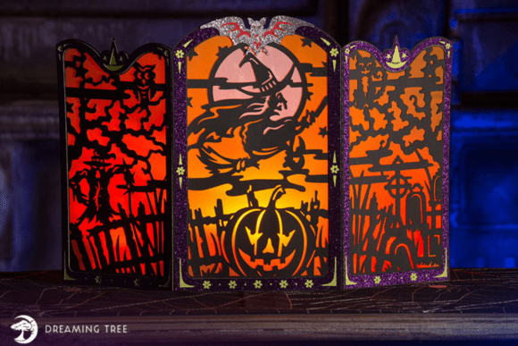 Download Vintage Halloween Screen SVG - Vintage Collection