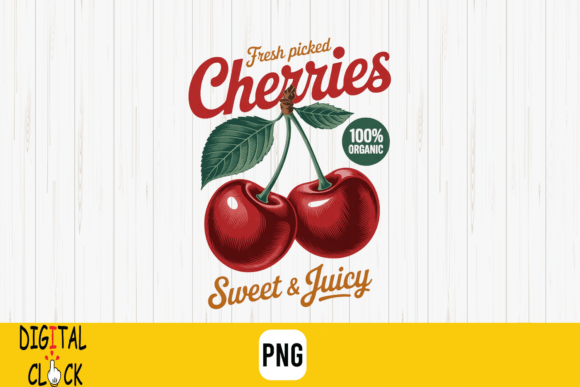 Download Vintages Retro Cherry Exotic Fruit Lover - Vintage Collection