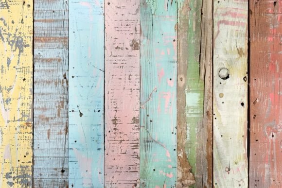 Download Vintage Painted Wood Panel Texture - Vintage Collection