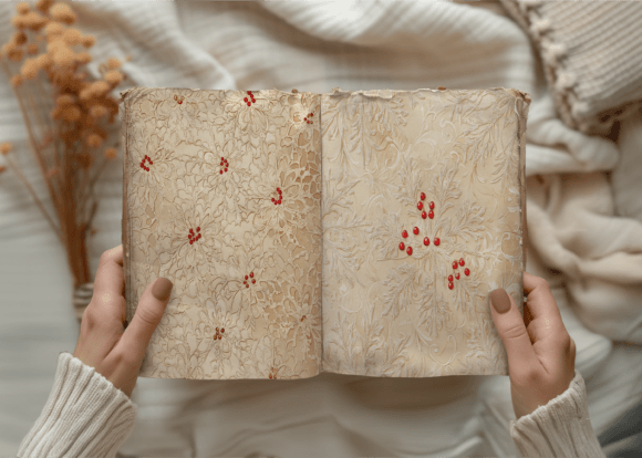 Download Vintage Christmas Lace Pattern - Vintage Collection