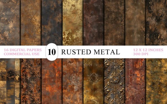 Download Vintage Rusted Metal Texture Backgrounds - Vintage Collection