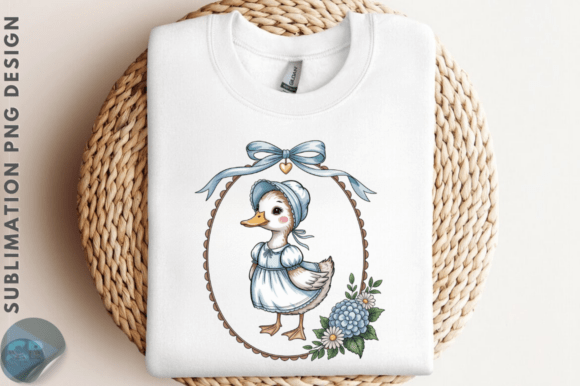 Download Vintage Cute Goose Girl Clipart PNG Desi - Vintage Collection