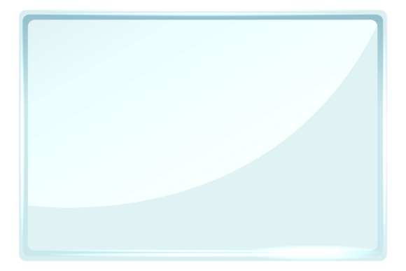 Download Glass Cartoon Icon. Glossy Surface. Tran - Glossy surface Collection